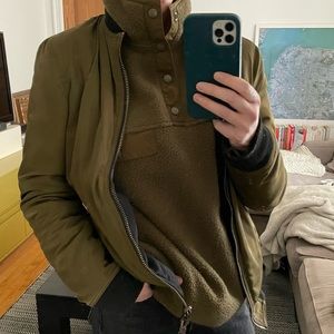 Reversible bomber jacket